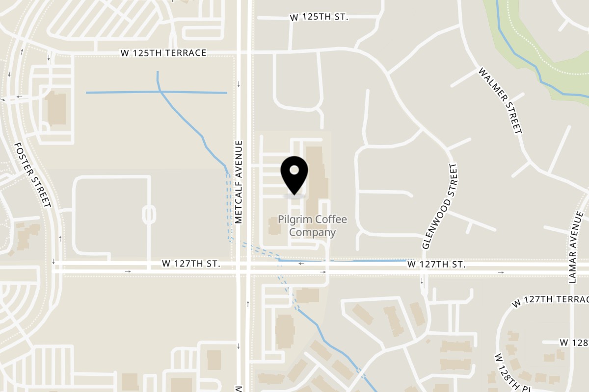 Map showing the location of Kurry Leaves Indian Cuisine on 12607 Metcalf Ave in Overland Park